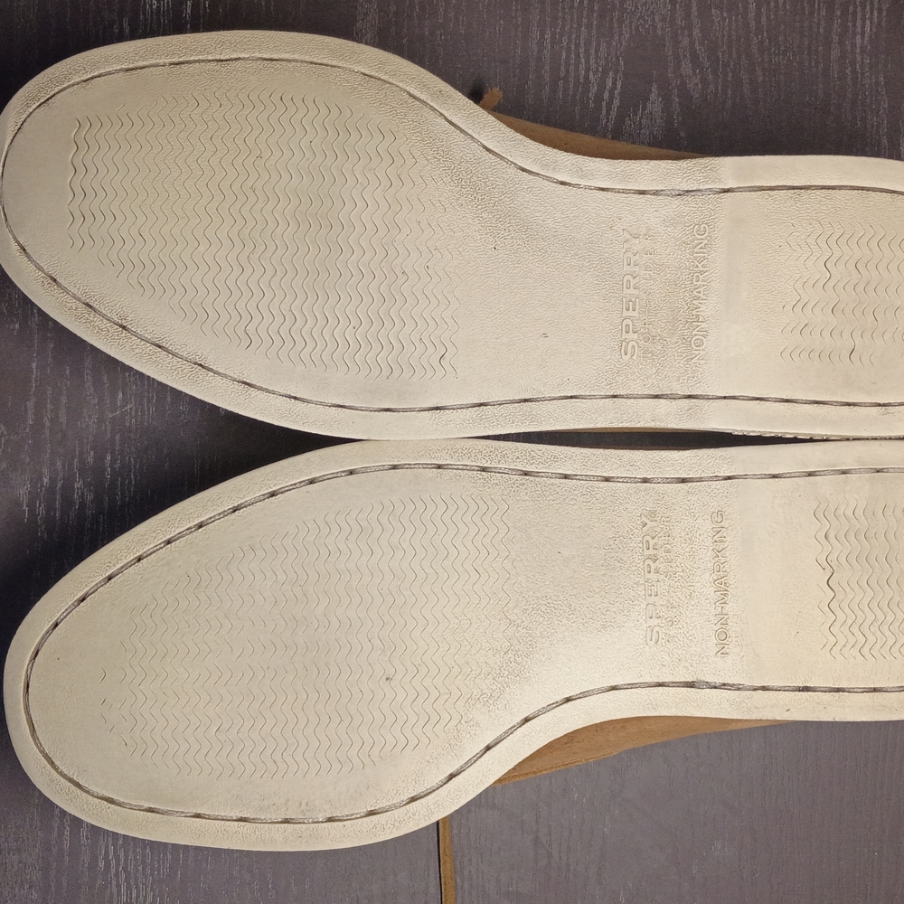 Sperry GOLD CUP Men's 10M Light Brown Leather Boat Shoes.  Like NEW!!! - Picture 6 of 6